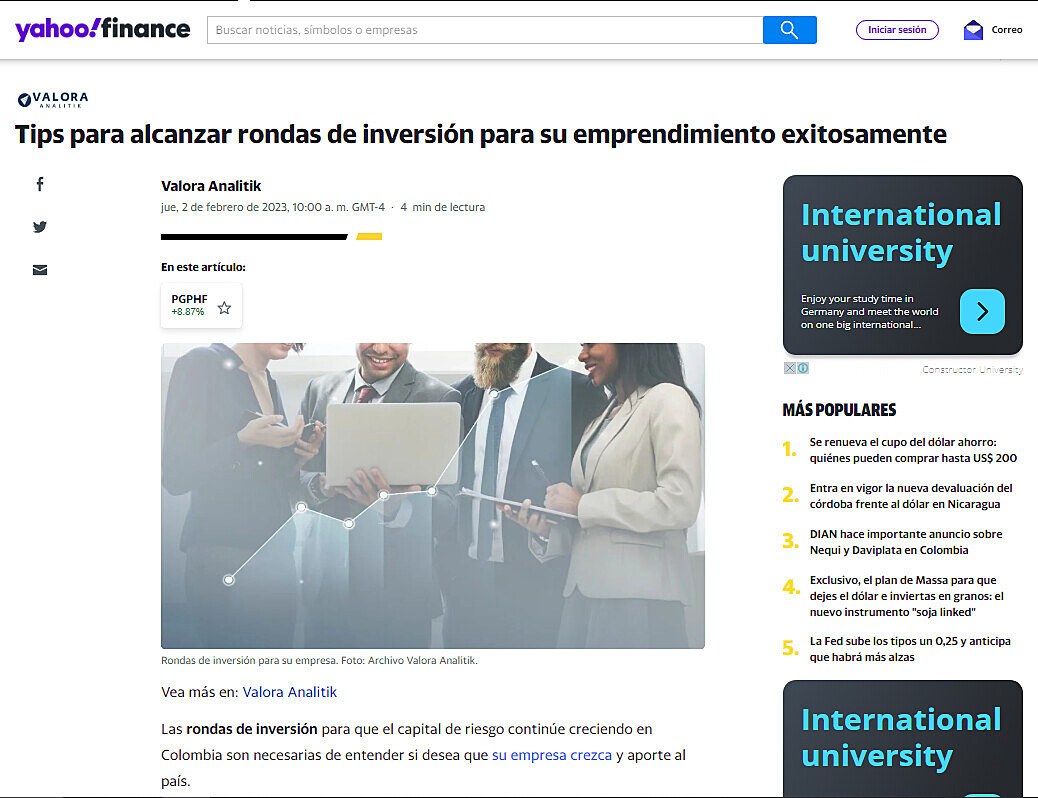 Tips para alcanzar rondas de inversin para su emprendimiento exitosamente
